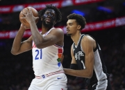 爱游戏tv-马刺绝杀广东队，恩比德统治全场