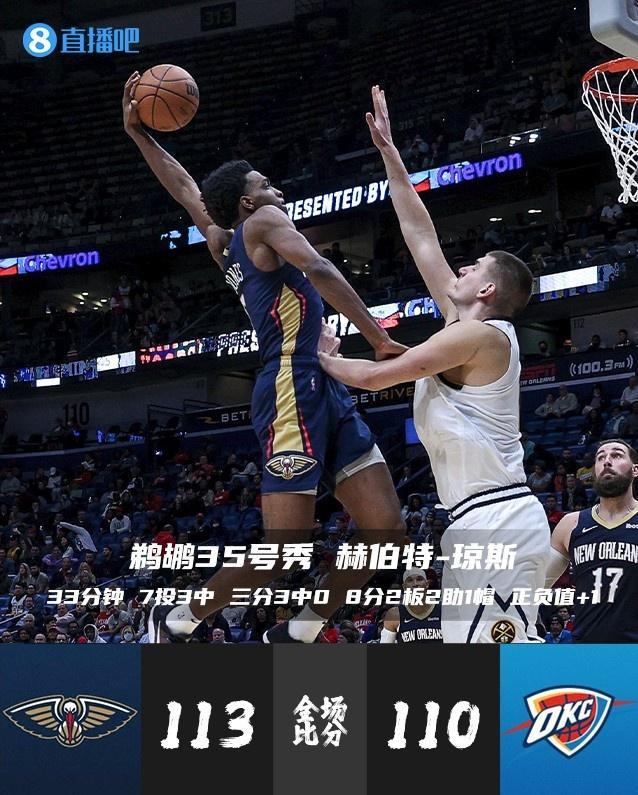 鹈鹕绝杀76人,周琦统治全场 鹈鹕绝杀76人,周琦统治全场