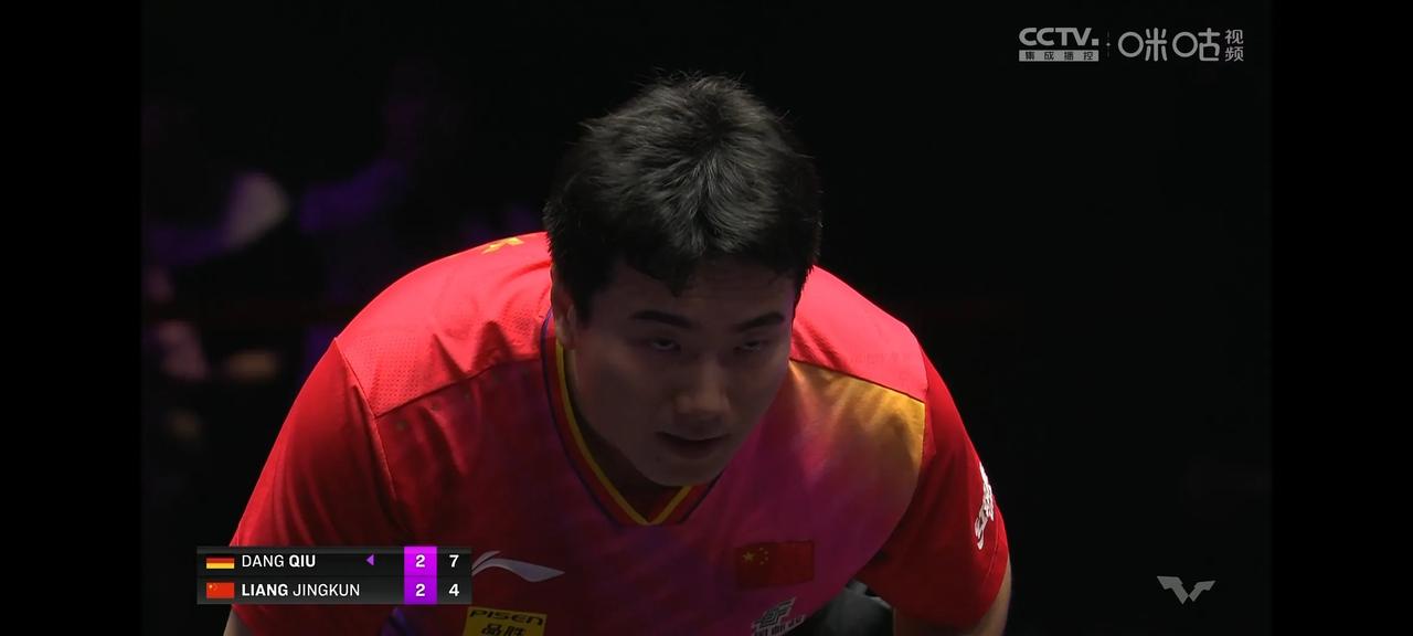 德国队鏖战波兰队，梁靖崑状态火热